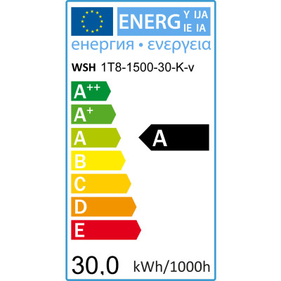 LED T8-Röhre, 1200 mm, 20 W, 2050 Lumen, klar, 3250K, VDE zertifiziert
