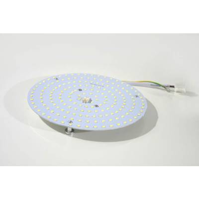 LED-Leuchteneinsatz "Light-Fix", rund, 15 W, 1200 Lumen, Ø142 mm, zum Nachrüsten mit Magnethalterung, 3000K warmweiß