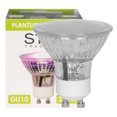 LED-Pflanzenlampe GU10 3,5W - 22 µmol/s -...